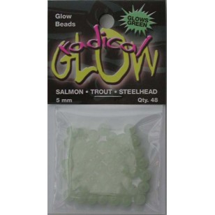 Radical Glow Beads Natural 4mm Glow Qty: 48