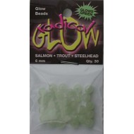 Radical Glow Beads Natural 6mm 30 /bag