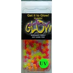 Radical Glow UV Beads 4mm Assorted 126/bag