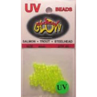 Radical Glow Beads Chartreuse UV 4MM 40 pack