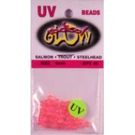 Radical Glow Beads Pink UV 4MM 40 pack