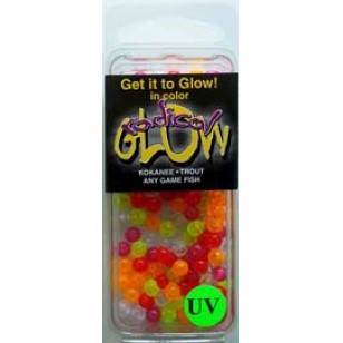 Radical Glow UV Beads 5mm Assorted colors Qty 126