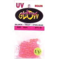 Radical Glow Beads 5mm Pink UV