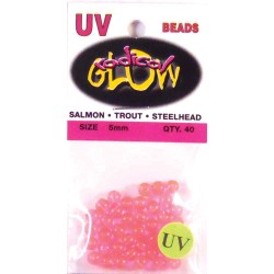 Radical Glow Beads 5mm Pink UV