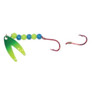 Rocky Mountain Tackle Crystal Chart-N-Blue Assassin Spinner Glow