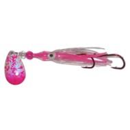 Rocky Mountain Tackle 1.5"  Super Squid Spinner Pink UV (Glows in the dark)