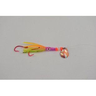 MAG Tackle Deceiver 2" UV FireTiger Spinner Squid