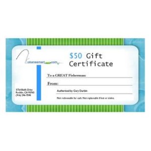 Gift Certificate   $50.00