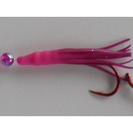 Glitter Bugs Micro Hoochie Purple 1 3/8"