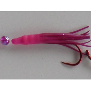 Glitter Bugs Micro Hoochie Purple 1 3/8"
