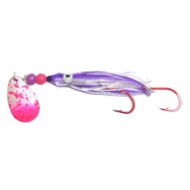 Rocky Mountain Tackle Super Squid Spinner UV Purple with Pink Blade