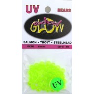 Radical Glow Beads 5mm Chartreuse UV qty 40