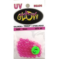Radical Glow UV Beads 5mm Raspberry