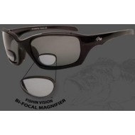 Fishin Vision Bi-Focal 150 Magnifier Keeper Sunglasses Black