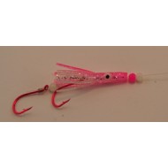 MAG Tackle Hoochie 2" Pink/Clear