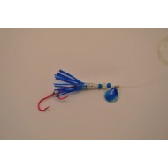 MAG Tackle UV Glitter Deceiver 2" Blue Spinner Squid