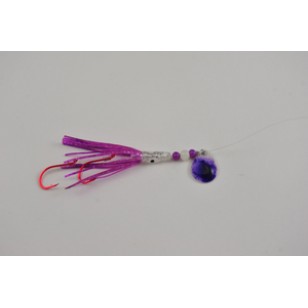 MAG Tackle UV Glitter Deceiver Purple  2" Spinner Squid