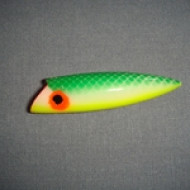 Crystal Basin Tackle Wee Thing Witch Doctor Gr/Wh/Yel