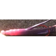 Glitter Bugs Micro Hoochie Pink & Dark Purple 1 3/8"