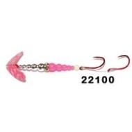 Mack's Double Whammy Pro Series Chrome/ Hot Pink/ Hot Pink Silver Tiger Blade