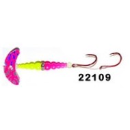 Mack's Double Whammy Pro Series Yellow Chartreuse/ Hot Pink/ Hot Pink Silver Tiger Blade